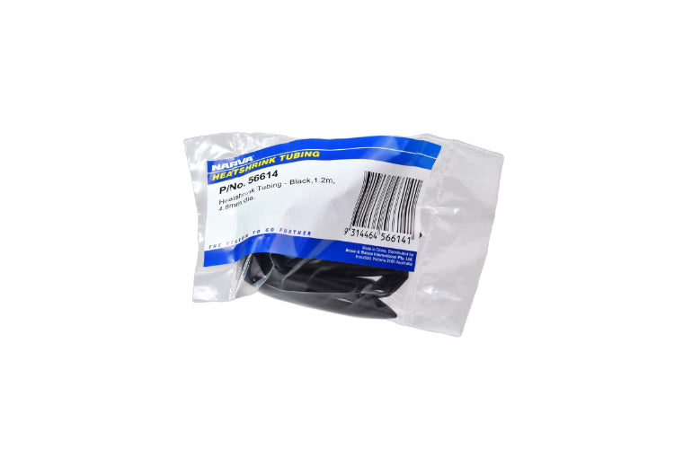 Narva Heatshrink 4.8mm x 1.2m Black 56614