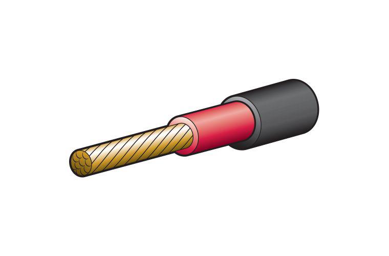 Narva Cable Single Core 25A 5mm x 30m Red/Black 5815-30DI