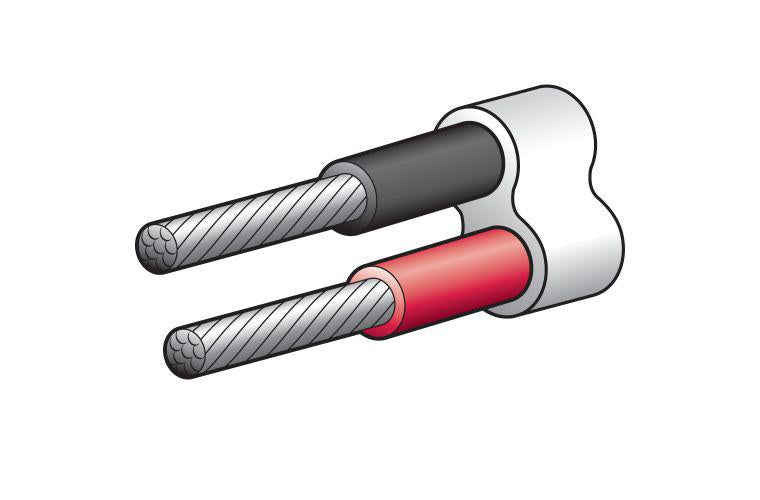 Narva Cable Marine Twin Core 6mm x 30m Red/Black 5826M-30TW