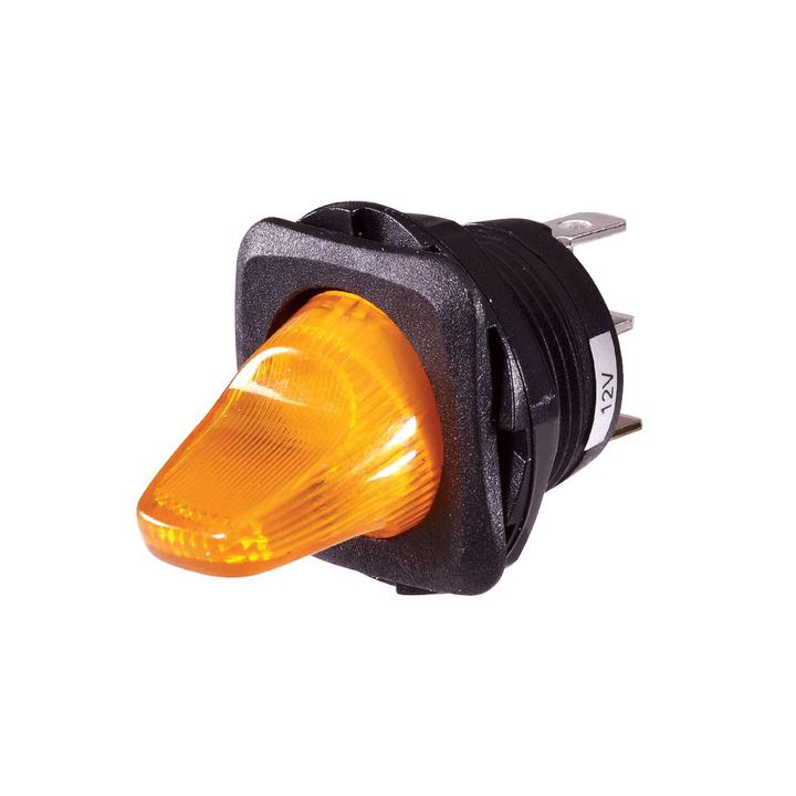 Narva Switch Toggle Illuminated On Off Amber 60270BL