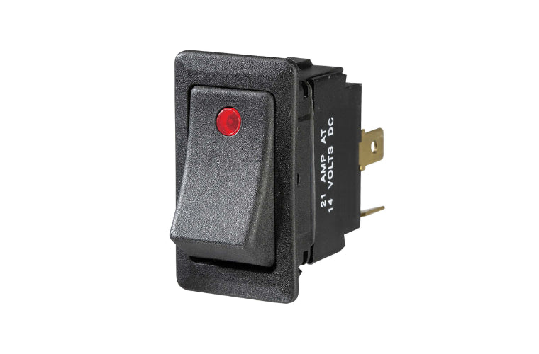 Narva Switch Rocker Illuminated On Off HD Red 63048BL