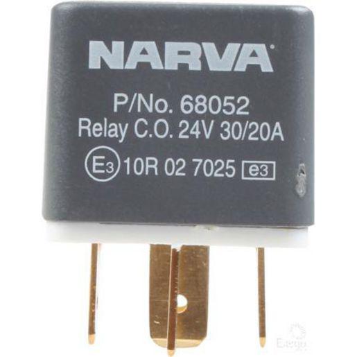 Narva Relay Change-Over With Resistor 24V 5 Pin 30A/20A 68052