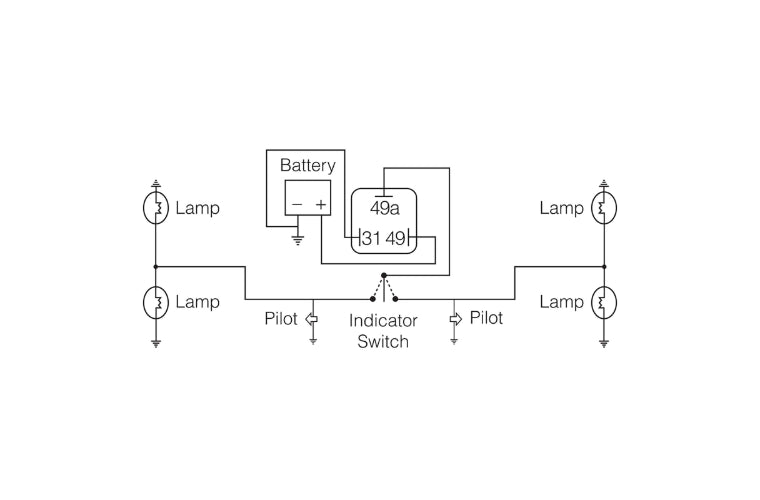 Narva Flasher Electronic 12V 3 Pin 68236BL