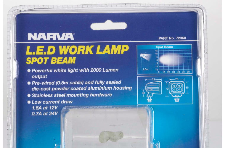 Narva LED Work Lamp 9-36V 20W 72360