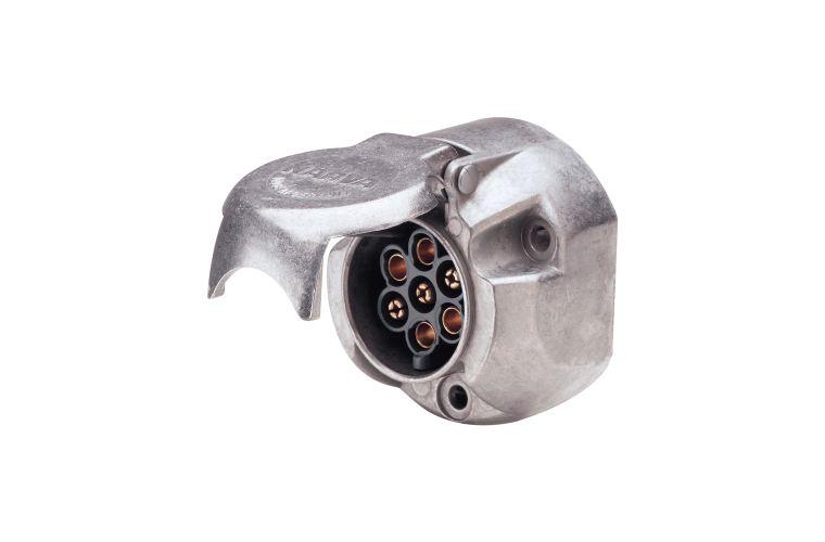 Narva Trailer Plug 7 Pin Large Round Metal (25Pk) 82062/25