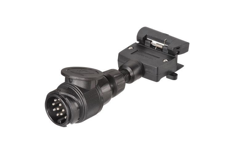 Narva Trailer Plug 13 Pin Euro Round To 7 Pin Flat 82285BL