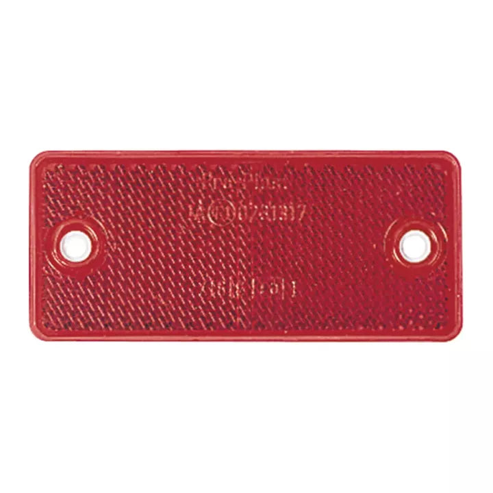 Narva Reflector 90mmx40mm Red Fixed Bolt 84032BL