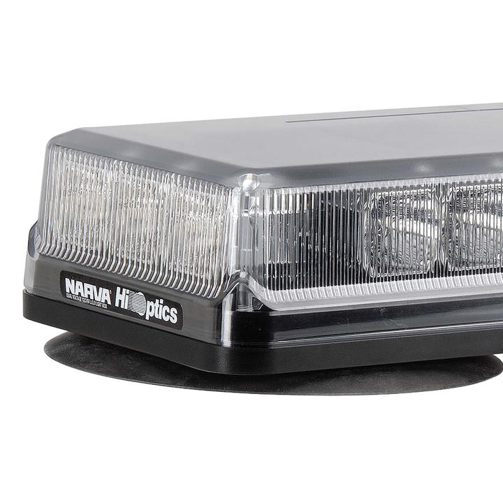 Narva Hi Optics LED Light Box with Magnetic Base Amber with Clear Lens 85063A
