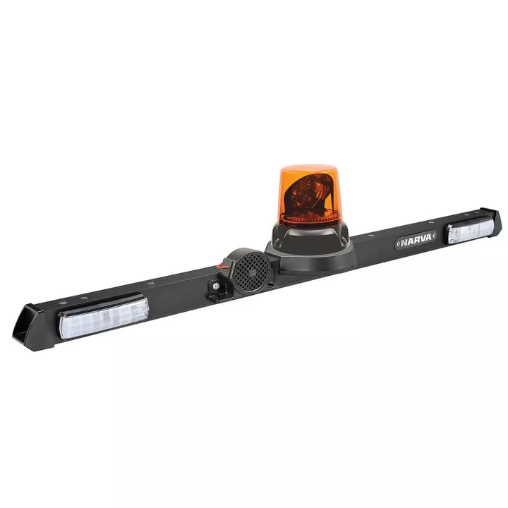 Narva LED A/M Rotating Utility Light Bar Broadband Alarm 1200mm 85077B
