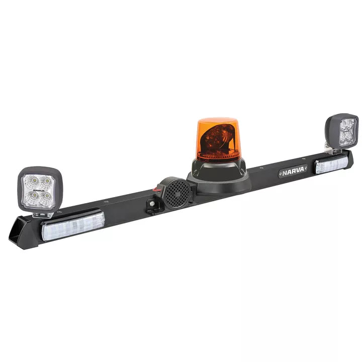 Narva LED A/M Rotating Utility Light Bar Broadband Alarm 85079B