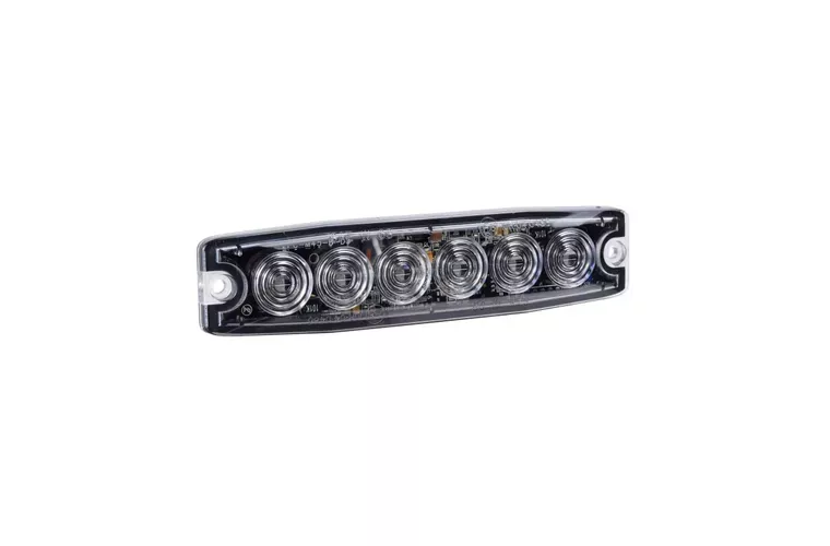 Narva High Powered Low Profile LED Warning Lamp Blue 12-24V 6 x 1W 85214B