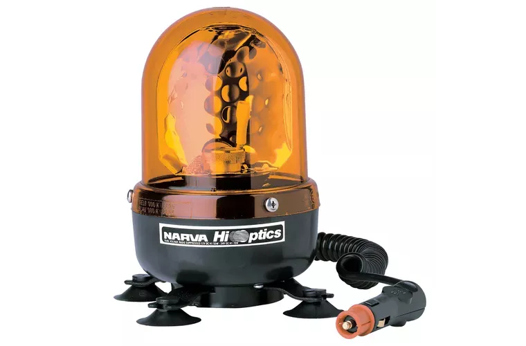 Narva Rotating Beacon Light Amber Magnetic 85411A