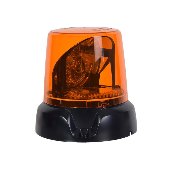 Narva LED Aeromax 12/24V Rotating Beacon 3 Bolt Mnt Amber 85470A