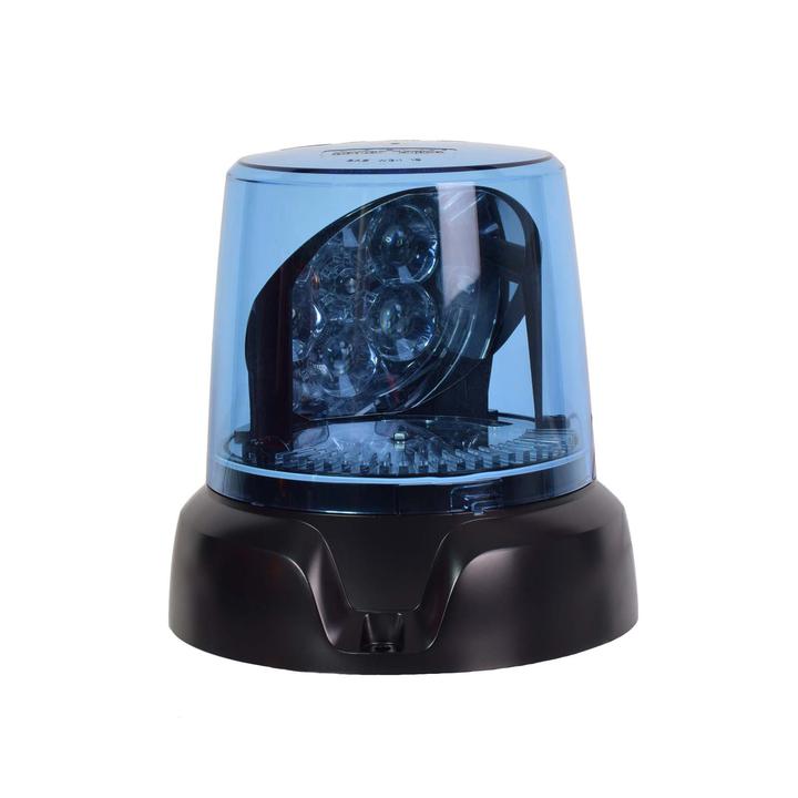 Narva LED Aeromax 12/24V Rotating Beacon 3 Bolt Mnt Blue 85470B
