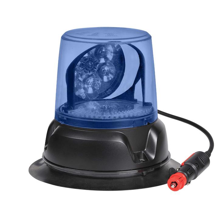 Narva LED Aeromax 12/24V Rotating Beacon Magnetic Base Blue 85472B