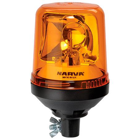 Narva Rotating Beacon Light Amber Pipe Mounted 85654A