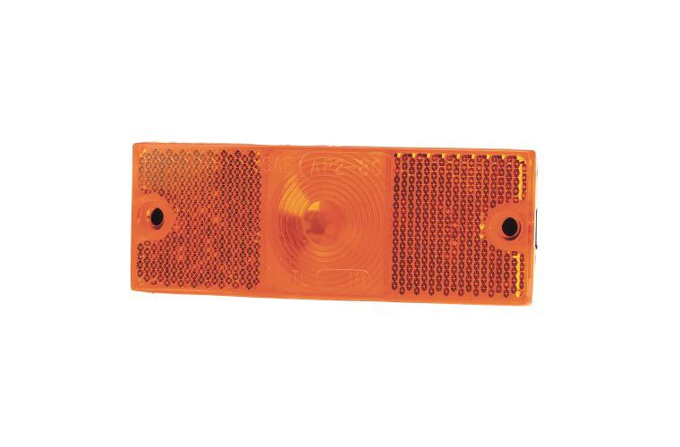 Narva Side Marker Lamp Amber w/ Reflector 87110