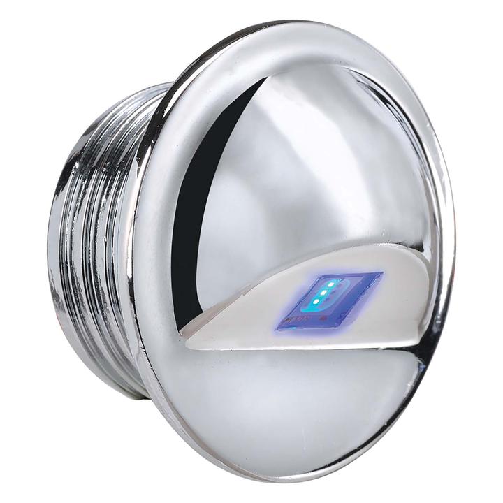 Narva LED Chrome Step Light Blue 10-30V 5700K 87609BL