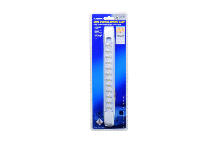 Narva Dual Colour Awning Lamp 12V White/Amber Blister Pack 87760BL