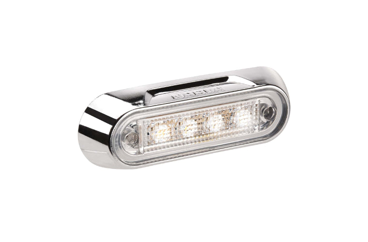 Narva LED Courtesy Lamp White/Chrome 90812CBL