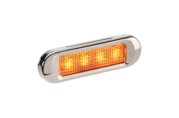 Narva LED Courtesy Lamp Amber/Stainless 90824BL