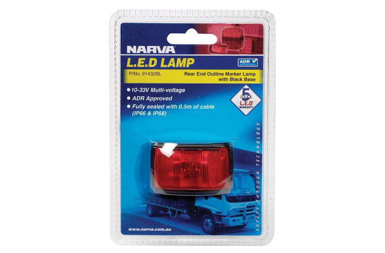 Narva LED Marker Lamp Red 91432