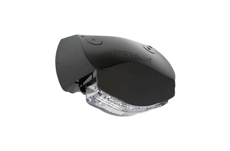 Narva Model 16 3 LED Licence Plate Lamp Housing Black 9-33V w/ 2.5m Cable 91667