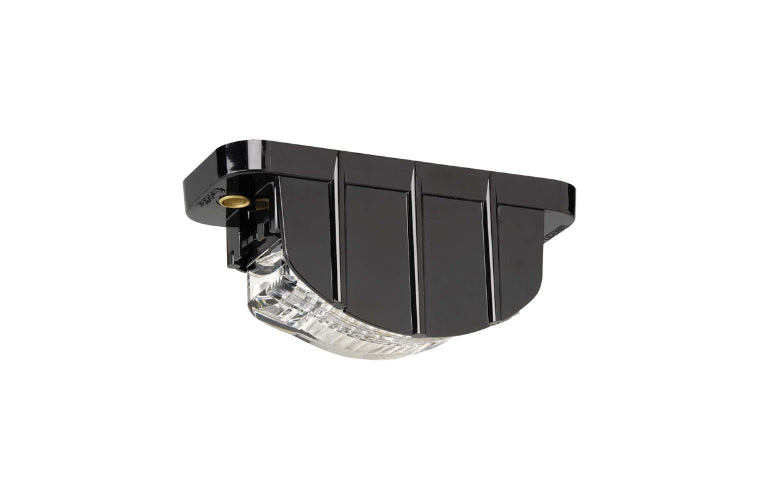 Narva Model 16 3 LED Licence Plate Lamp Housing Black 9-33V w/ 0.5m Cable 91680