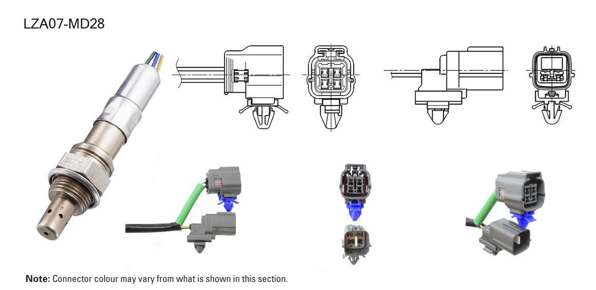 NTK Oxygen Lambda Sensor LZA07-MD28
