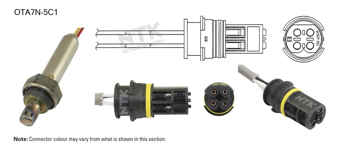NTK Oxygen Lambda Sensor OTA7N-5C1