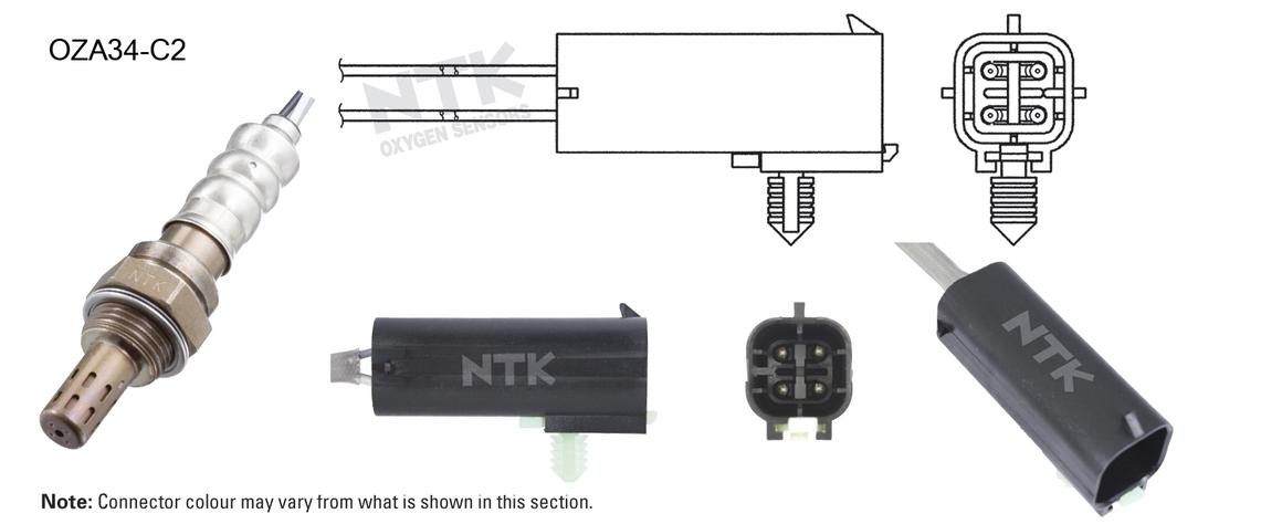 NTK Oxygen Lambda Sensor OZA34-C2