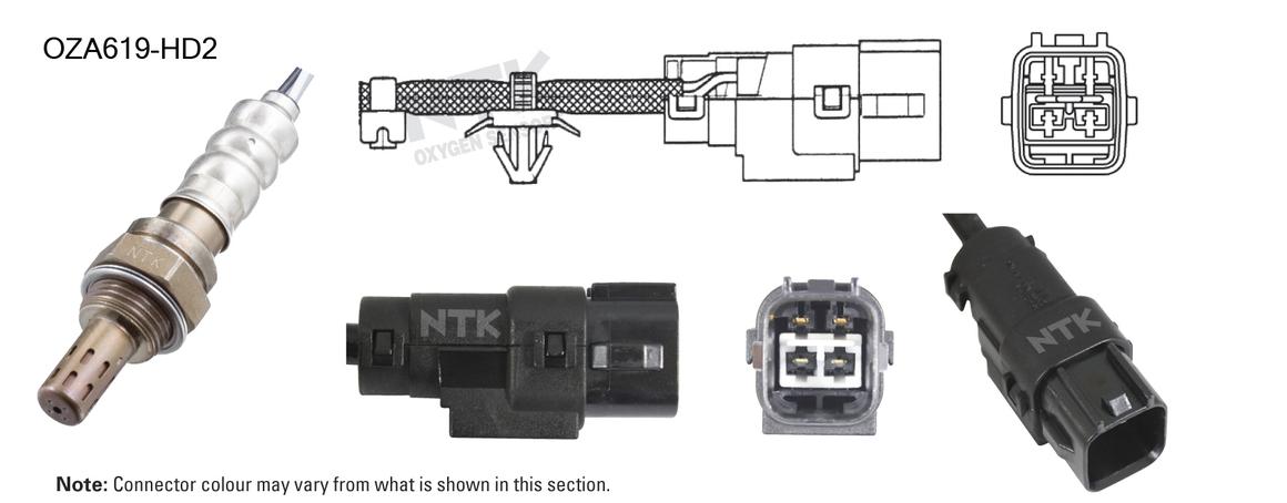 NTK Oxygen Lambda Sensor OZA619-HD2