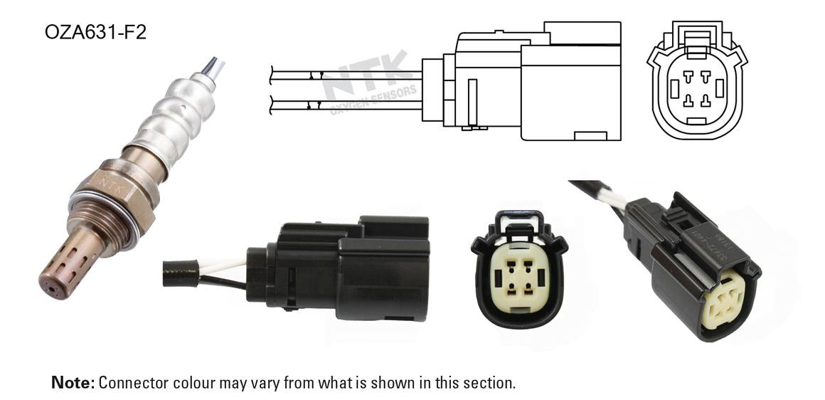 NTK Oxygen Lambda Sensor OZA631-F2