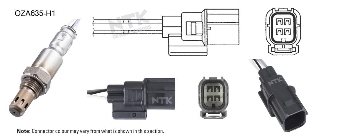 NTK Oxygen Lambda Sensor OZA635-H1