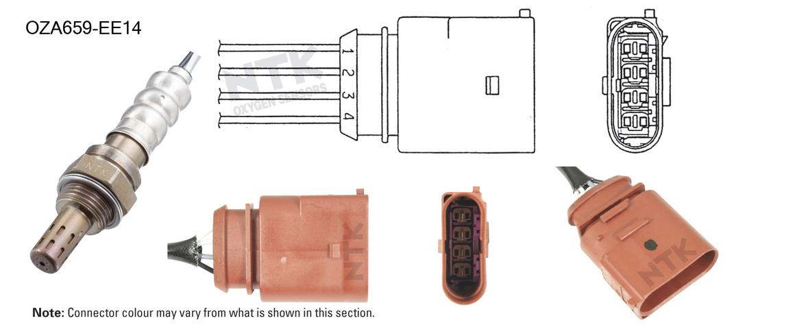 NTK Oxygen Lambda Sensor OZA659-EE14