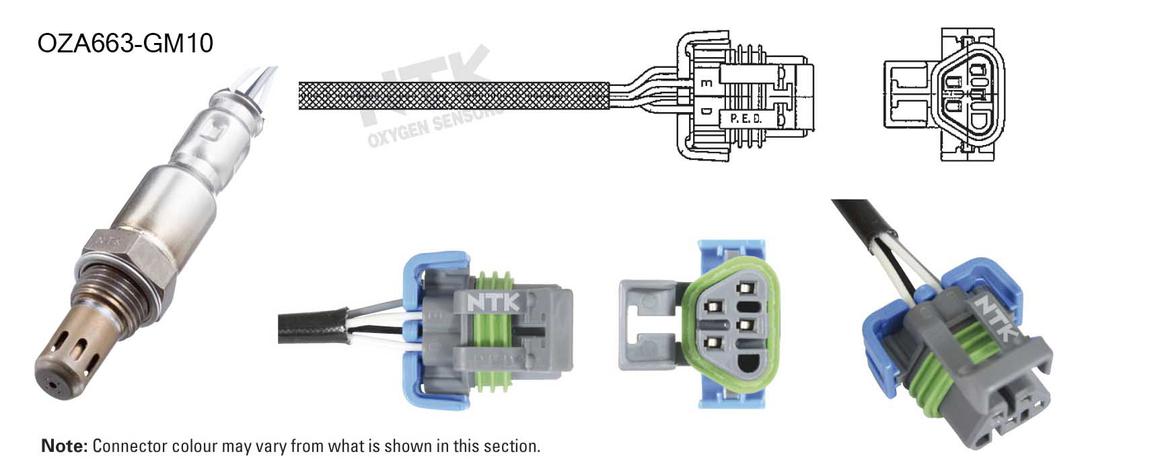 NTK Oxygen Lambda Sensor OZA663-GM10