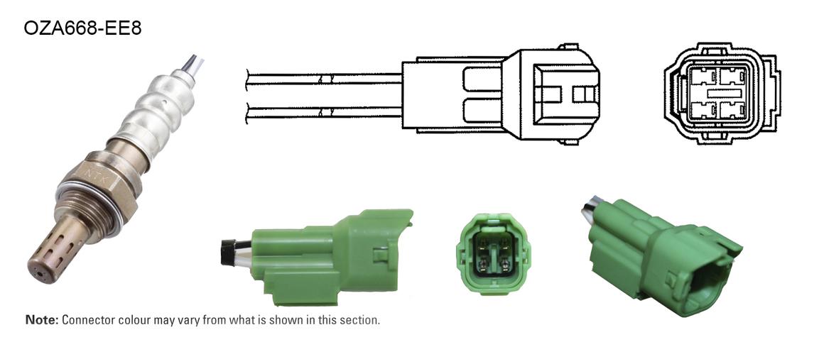NTK Oxygen Lambda Sensor OZA668-EE8