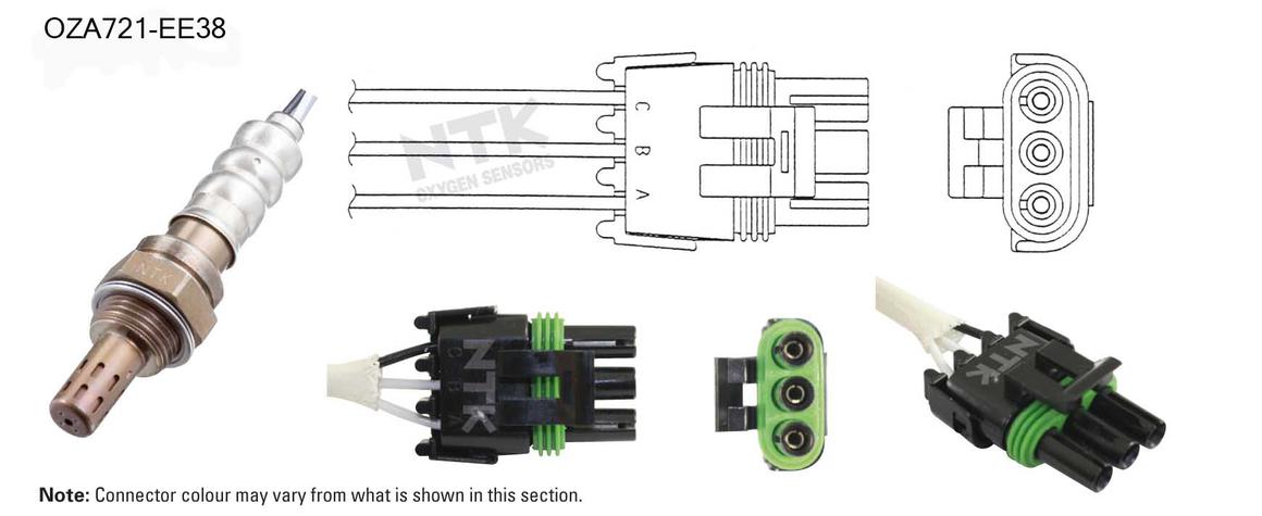 NTK Oxygen Lambda Sensor OZA721-EE38