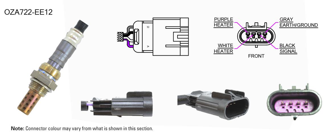 NTK Oxygen Lambda Sensor OZA722-EE12