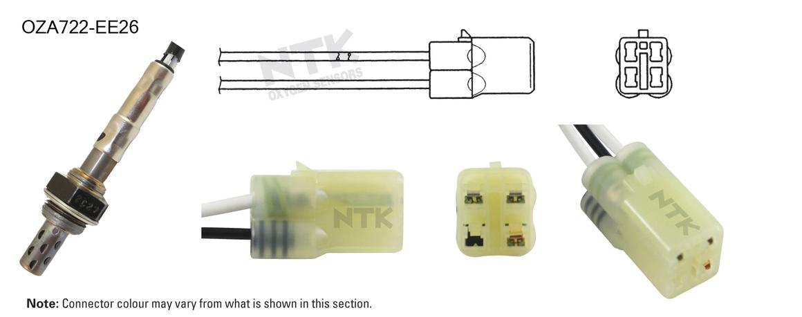 NTK Oxygen Lambda Sensor OZA722-EE26