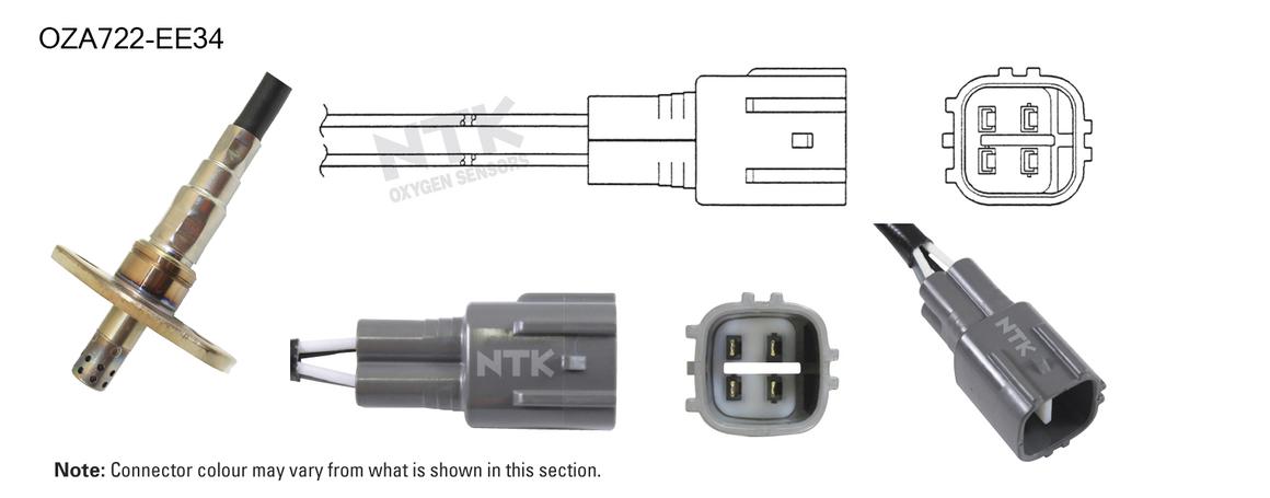 NTK Oxygen Lambda Sensor OZA722-EE34