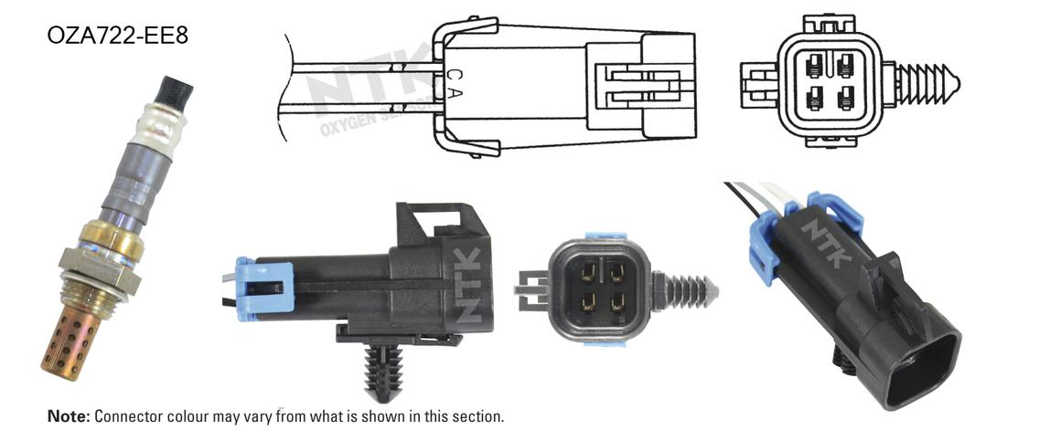 NTK Oxygen Lambda Sensor OZA722-EE8