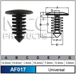 NICE Fastener AF017