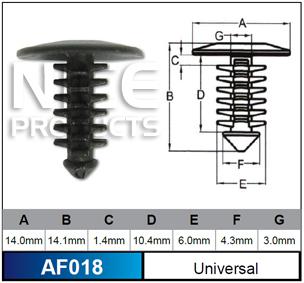 NICE Fastener AF018