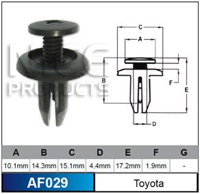 NICE Fastener AF029