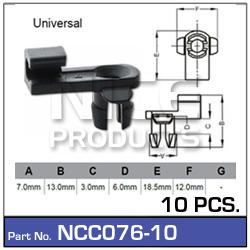 NICE Door Clip (10 Pack) NCC076-10