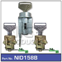 NICE Ignition Barrel & Door Lock Set NID158B