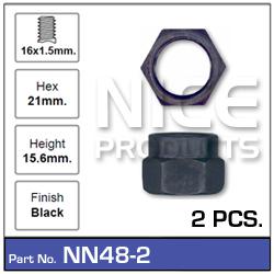 NICE Hub Nut M16x1.50mm (2 Pack) NN48-2