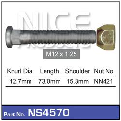 NICE Wheel Stud & Nut M12x1.25 73mm NS4570
