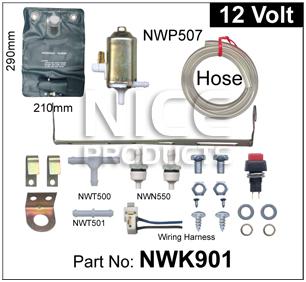 NICE Windscreen Washer Pump Kit NWK901